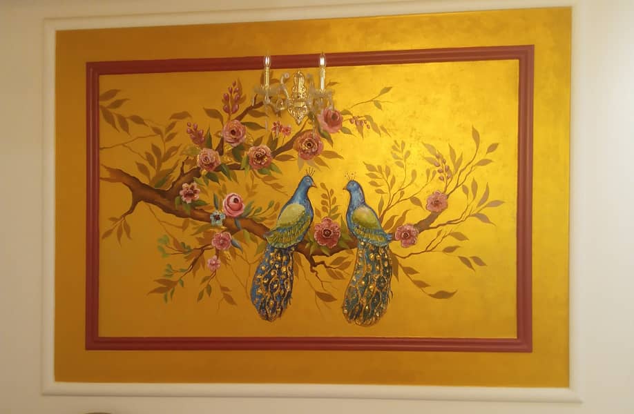Wall interior,rock'n wall,wall graphy, fancy work 16