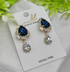 Royal Blue Drop Earrings| Girls Earrings | Women Earrings | Jewellery