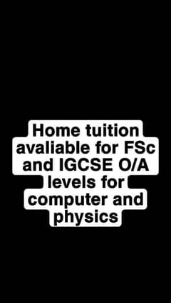 Tutor avaliable for IGCSE and Fedral board