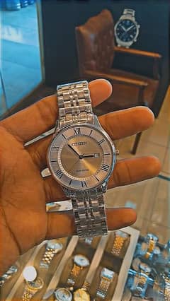 Citizen watch with box and 2 year warranty