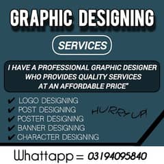 Graphic designing services!