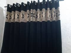 2 velvet curtain