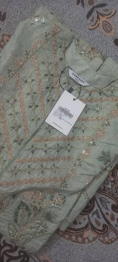 sapphire embroidered masoori shirt on huge off