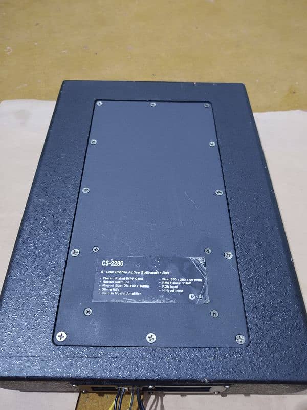 Original imported branded Geniune USA Response Underseat heavy woofer 12