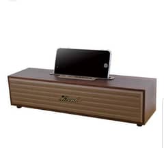 Kisonli Wooden Chargeable Master Sound Bar / Music Speaker