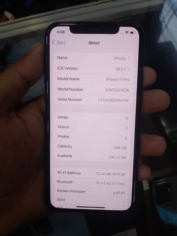 Iphone 11 pro 256gb 3