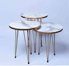coffee tables. . . study tables. . . 3 round Table set