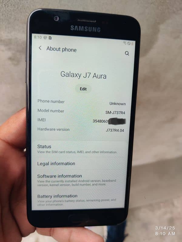 Samsung Galaxy J7 Aura 2018 8