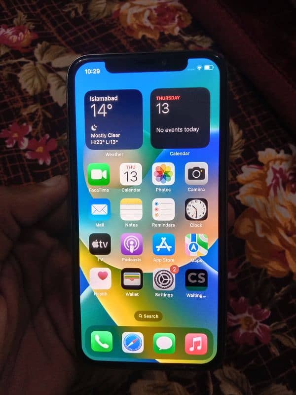 iphone X (PTA) 256 gb 5