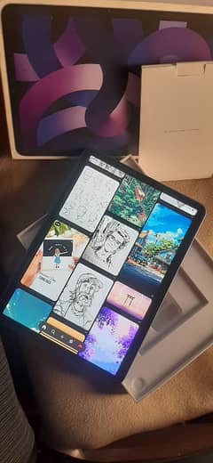 Ipad Air 5 2022 Midnight purple New condition