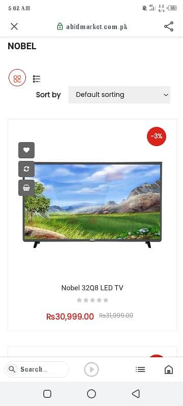 Nobal Led 32 inch 0