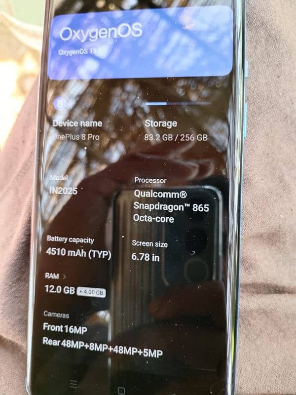 OnePlus 8 pro 12.256 0