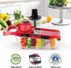 10 in 1 Mandoline Slicer Vegetable Cutter With Stainless Stee. . . . .