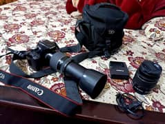 Canon 500D Two lens dslr camera video 03209041035 Rwp nikon