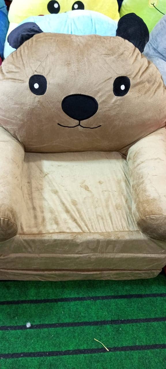 Kids sofa, plush chair, Minnie Mouse sofa, toddler seating, pink kids 18