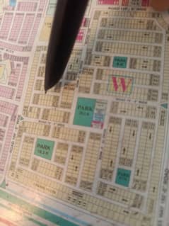 DHA Lahore Phase 8 W Block One Kanal Pair 40 Marla Plot For Sale