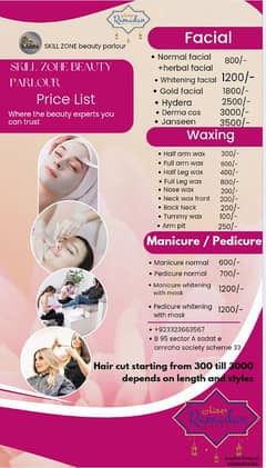 Premium Beauty Parlour Services  Facials, Waxing, Manicure & More