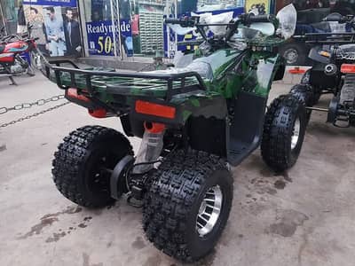reverse gear 124cc Atv quad 4 wheels delivery all Pakistan