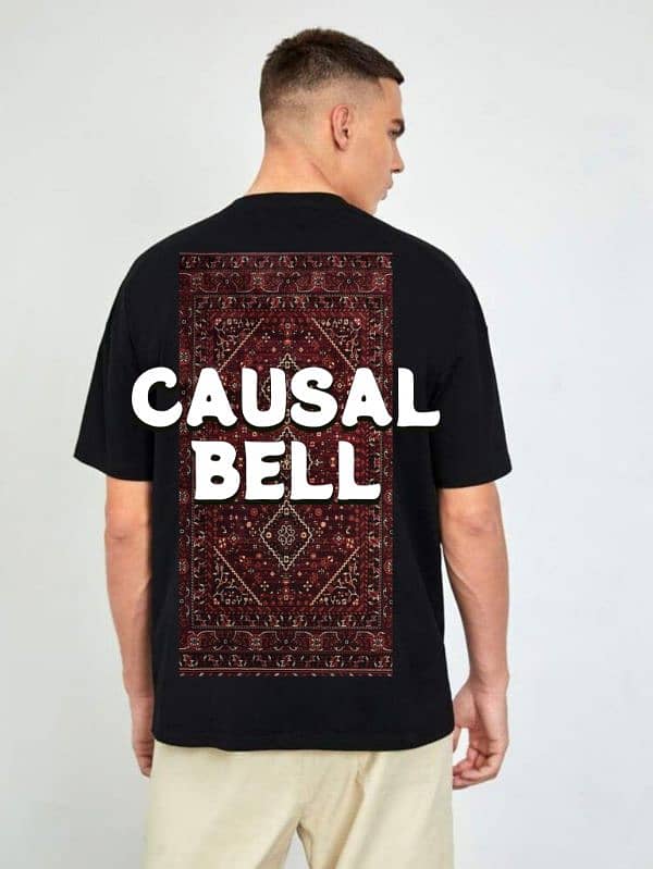 Dropshoulder T-shirt premium branded Causal Bell 3