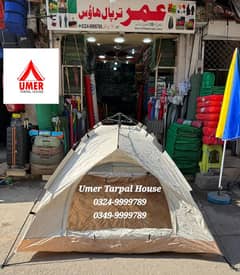 Automatic Camp / Sleeping Bag / Hiking Stick / Stove / Hydrolic Tent .