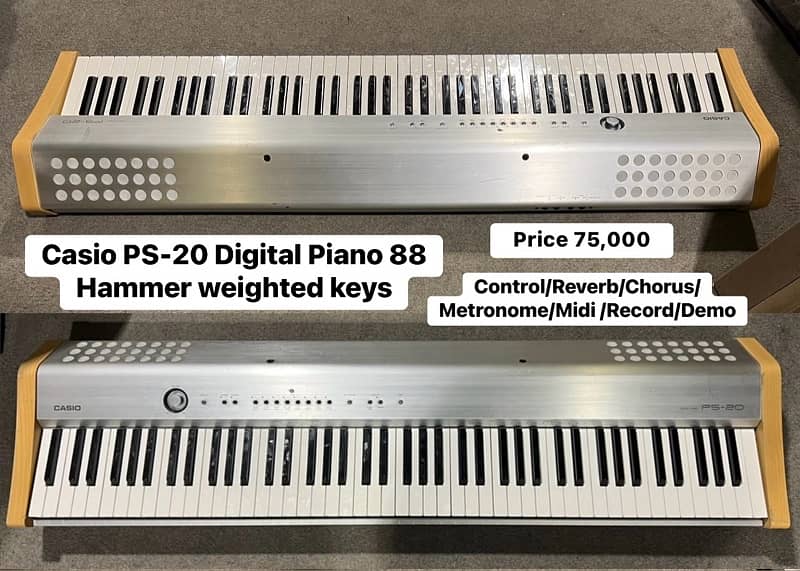 Casio PX 500 L Digital Piano 88 Hammer Weighted Keys keyboard 10
