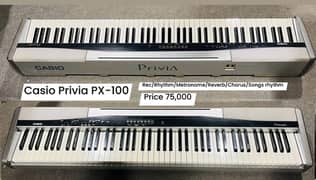 Casio Px-100 Digital Piano 88 Hammer Weighted keys keyboard guitar