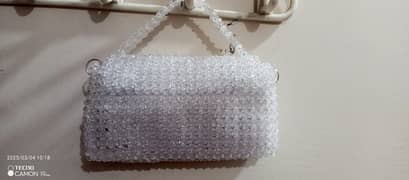 Elegant Handmade Pearl Beaded Purse – Stylish & Trendy