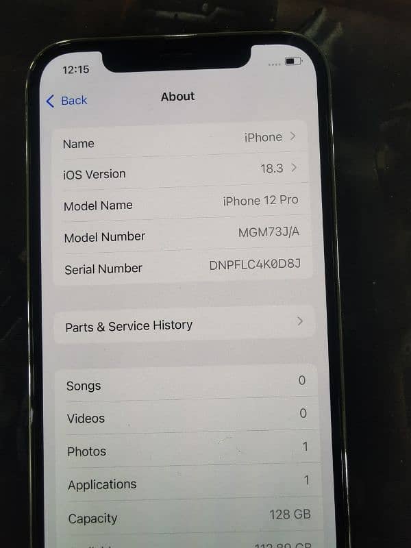 I phone 12pro 128gb pta approved good condition 3