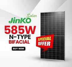 585w jinko ntype byficial double glass