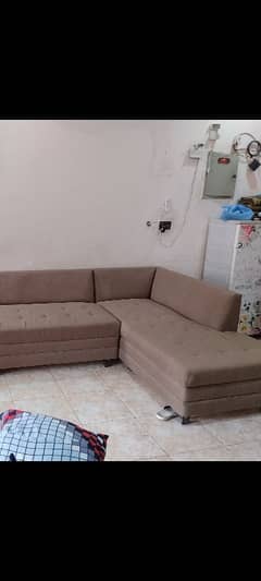 seven seater L shaped sofa