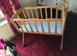 baby wooden cot for sale