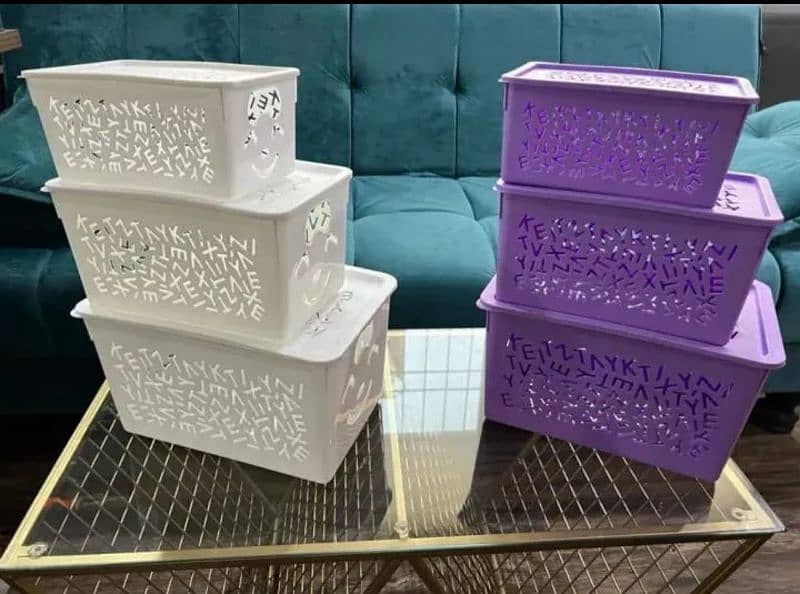 3 PCs beautiful smily face basket 2