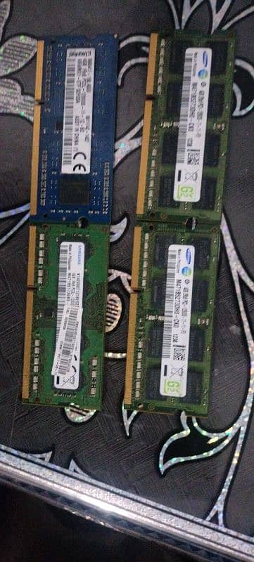 ram 4gb 4pcs total price 2500 1