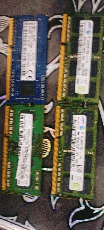 ram 4gb 4pcs total price 2500 2