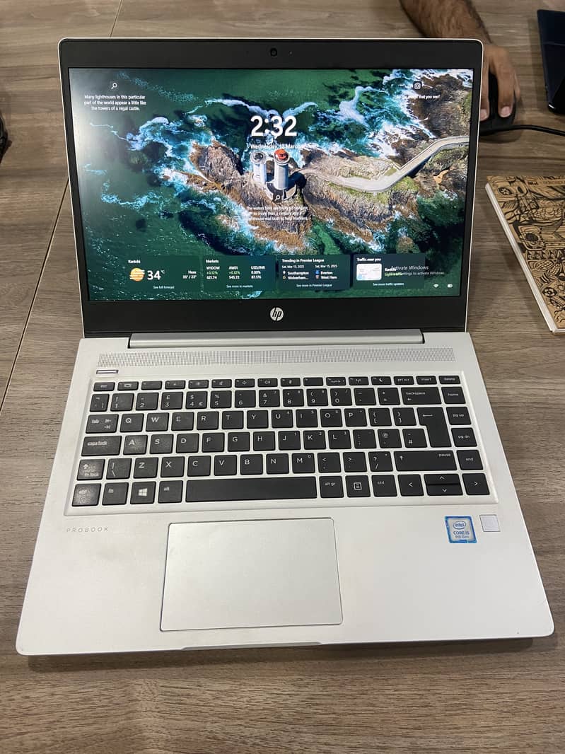 Hp probook i5 8th gen, 16Gb, 256Gb Nvme 1