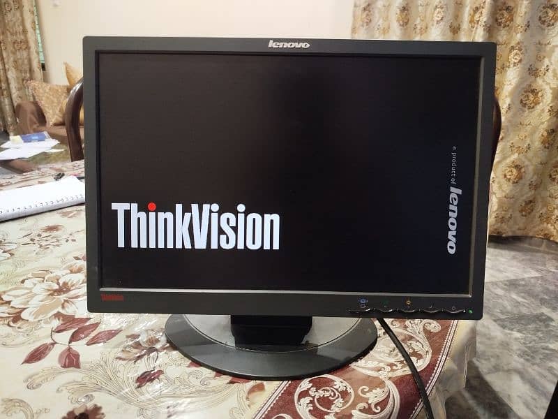 Lenovo 20" inch wide monitor with hd resolution 1