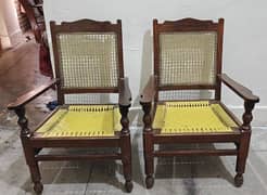 Wooden chairs  ( 4 chairs )