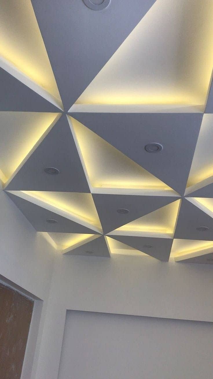 Pop ceiling - false ceiling - gypsum ceiling -2 by 2 ceiling- ceiling 9