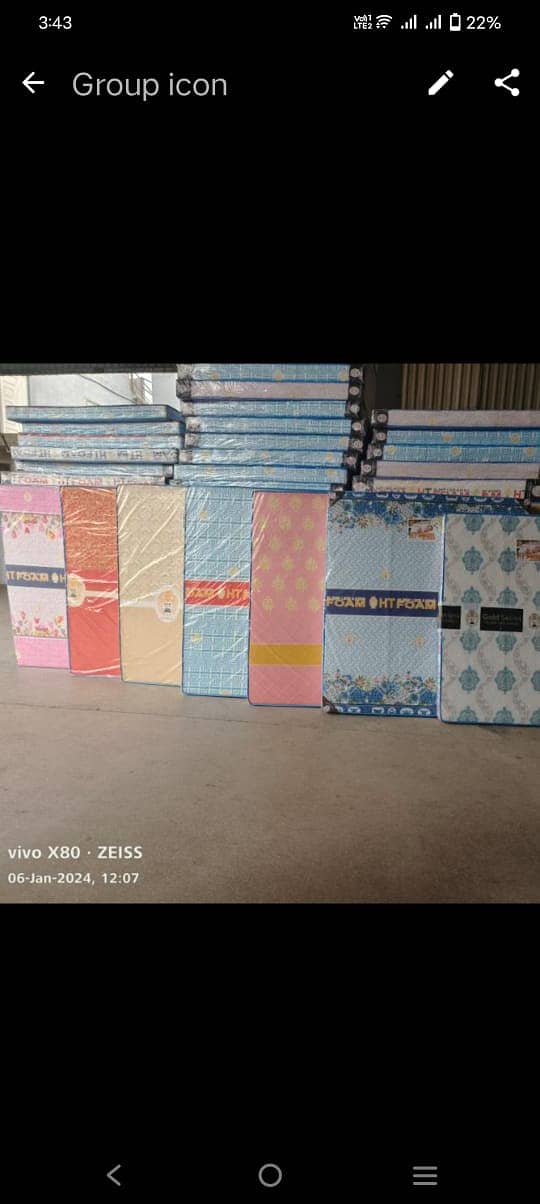 Medicated Double Single spring mattress for sale / free home delivery 0