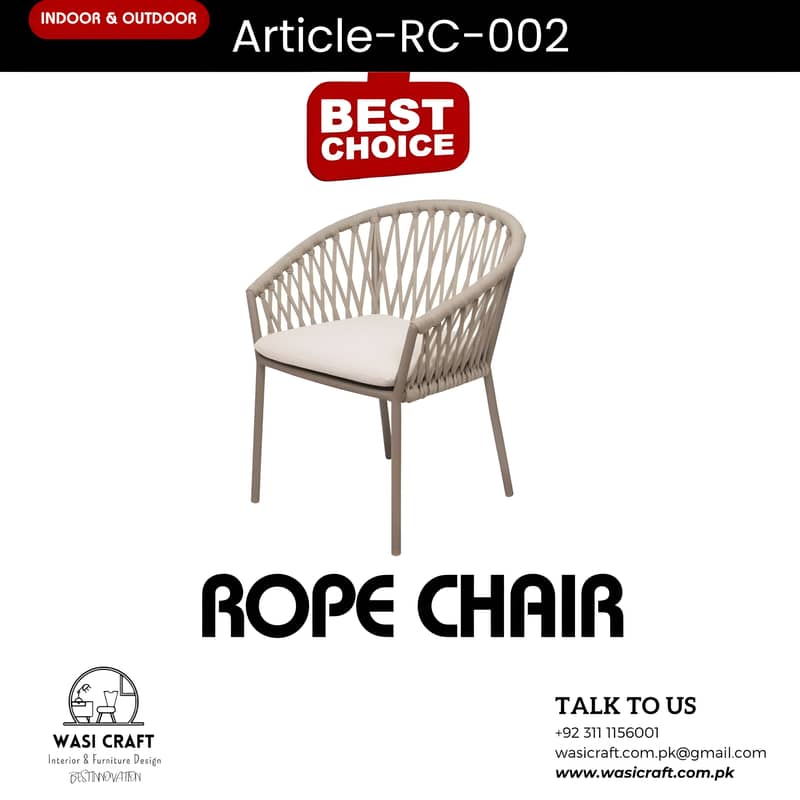 Range of Rope Chairs 1