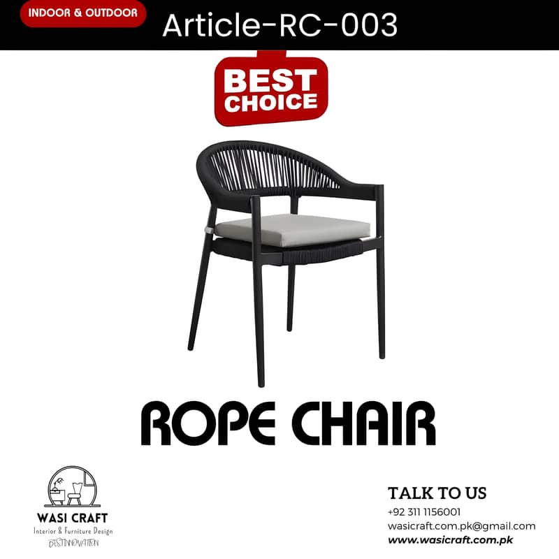 Range of Rope Chairs 2