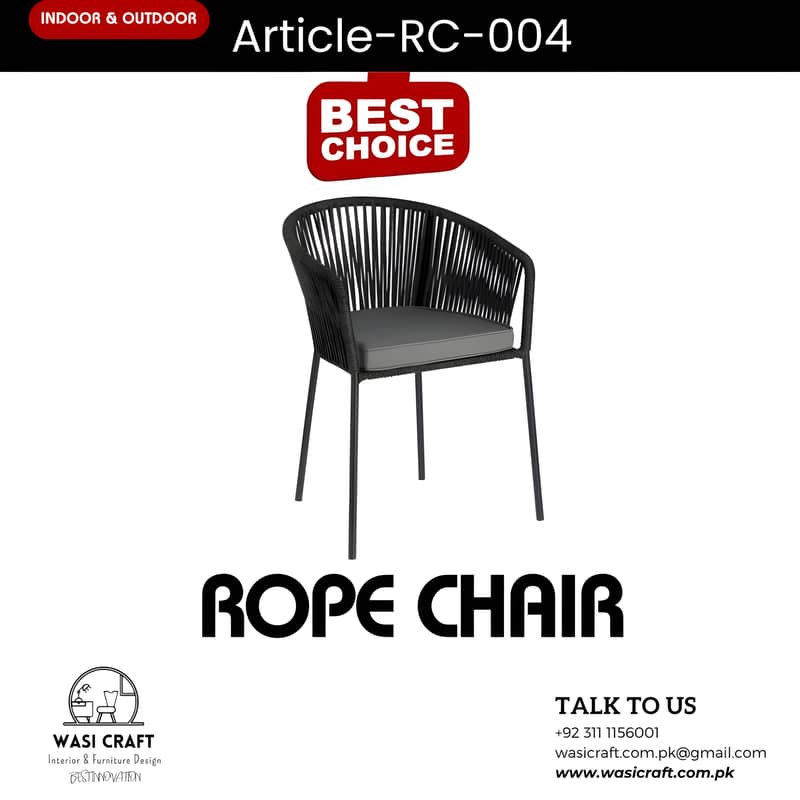 Range of Rope Chairs 3