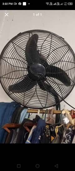 18" wall mounted fan Pak fan