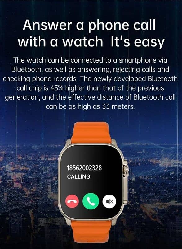7 in 1 Smartwatch Ultra-Bluetooth Calling, Health & Fitness Tracking 5