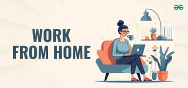 Work Form Home female staff