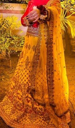 Bridal Dress | Wedding Wear | Mehndi Lehanga | Bridal Outfit