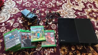 xbox one sale one or two time use lot of cds one control for sale