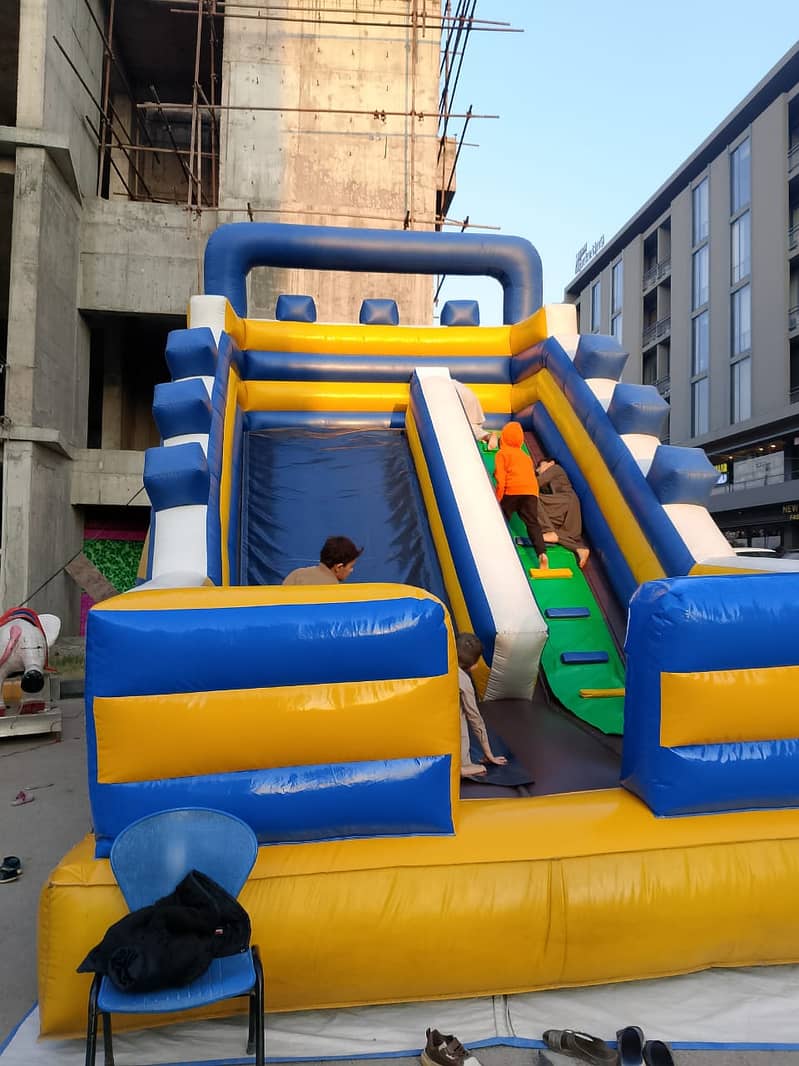jumping castle/ token ride / slide / trampoline/ kiddi ride / jhuly 2