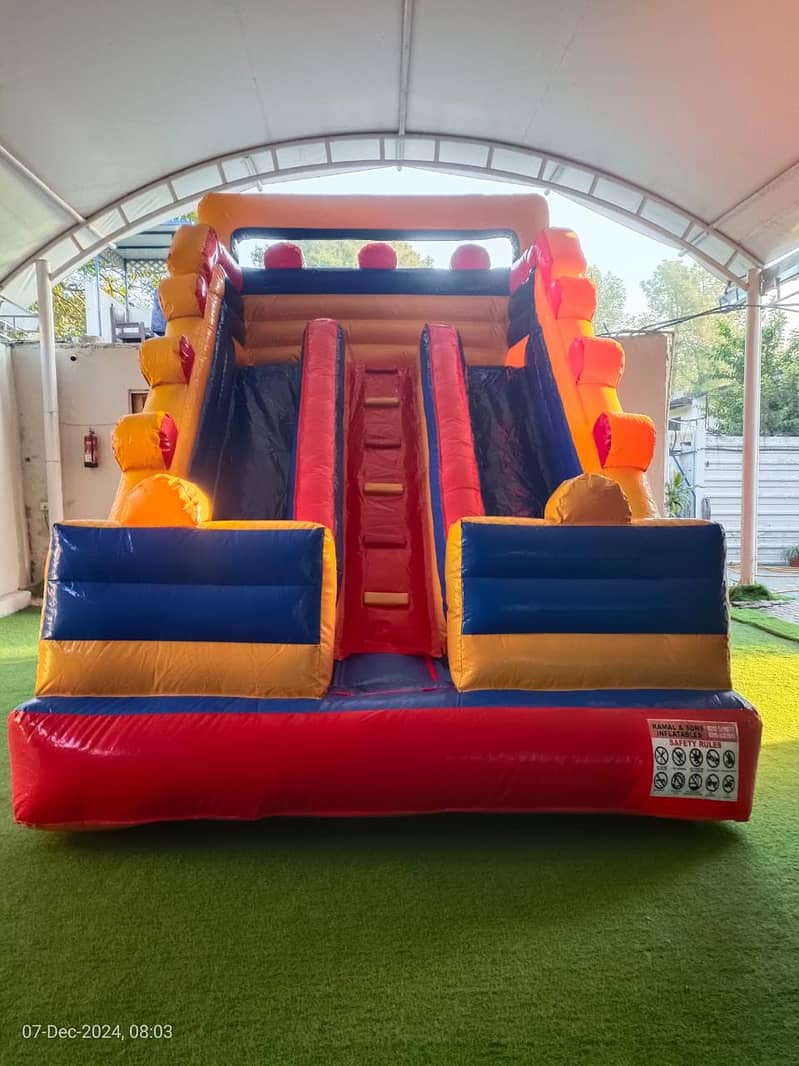 jumping castle/ token ride / slide / trampoline/ kiddi ride / jhuly 4