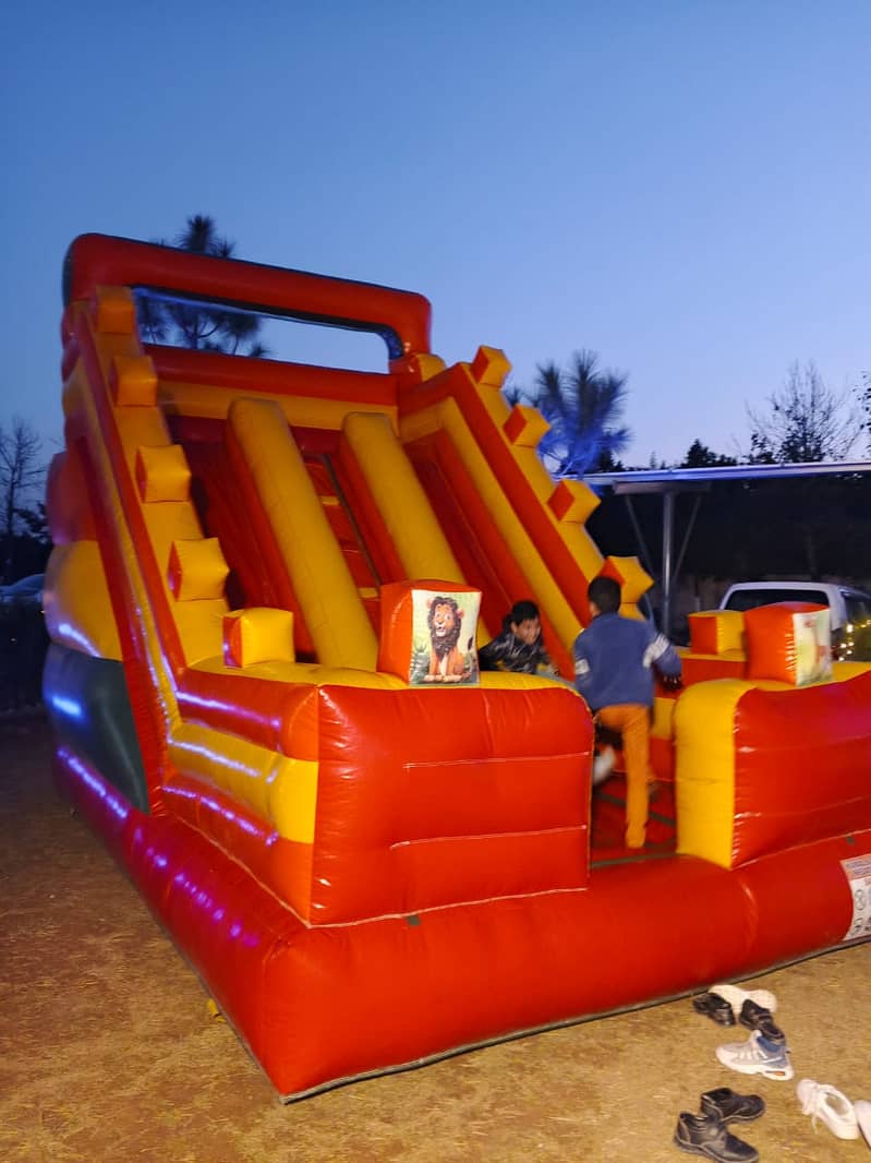 jumping castle/ token ride / slide / trampoline/ kiddi ride / jhuly 6